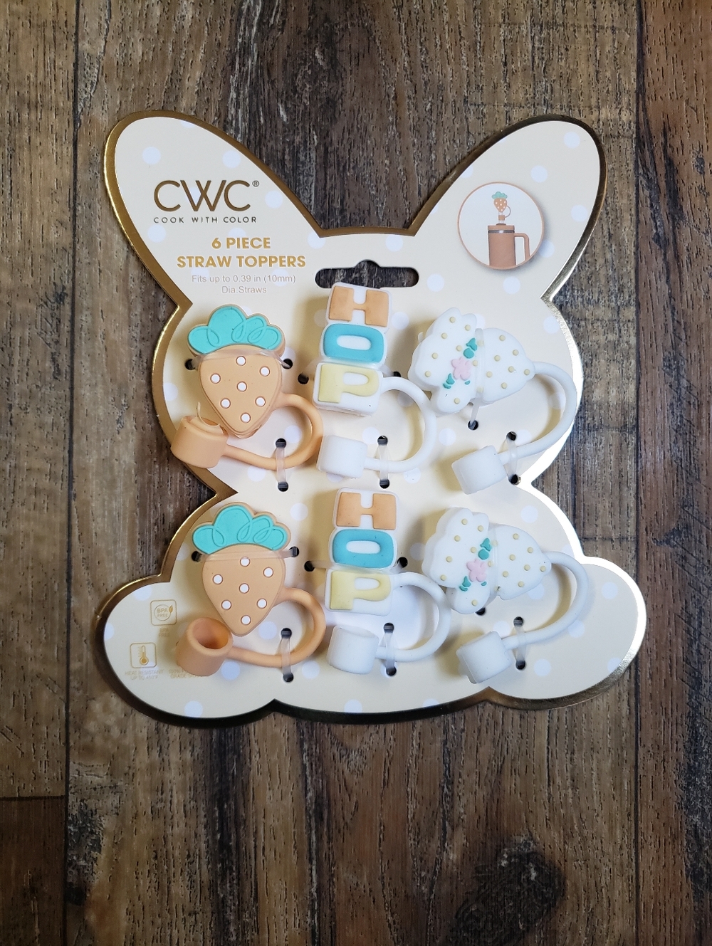 CWC Spring Straw Toppers